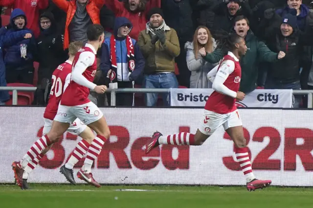 Bristol City celebrate