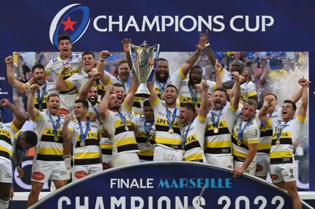 La Rochelle lifting Champions Cup