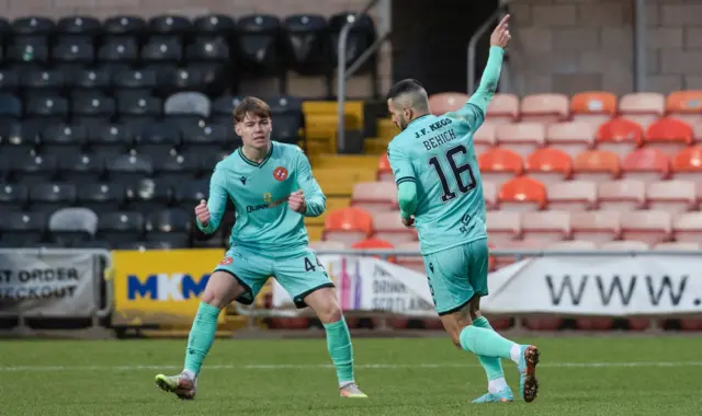 Dundee United celebrate