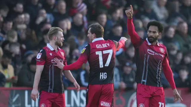 Stevenage celebrate