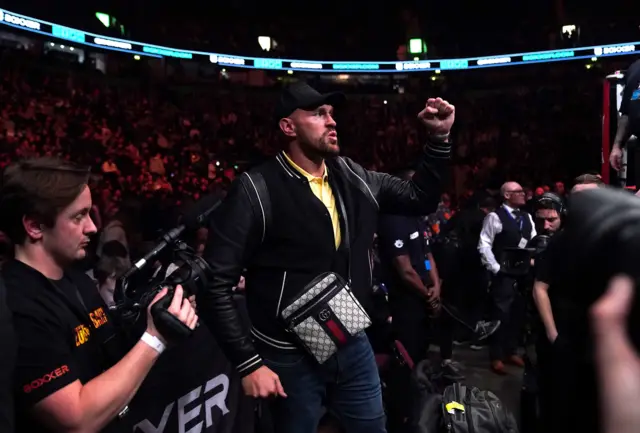 Tyson Fury ringside to watch training partner Joseph Parker