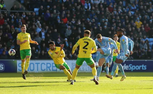 Viktor Gyokeres scores for Coventry