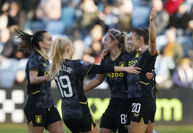 Aston Villa celebrate