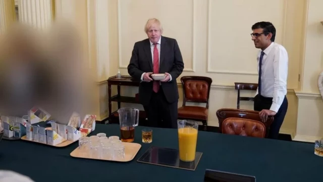 Boris Johnson and Rishi Sunak