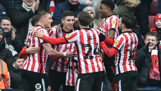 Sunderland celebrate win