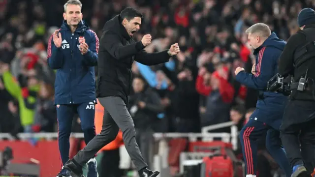 Passion from Mikel Arteta