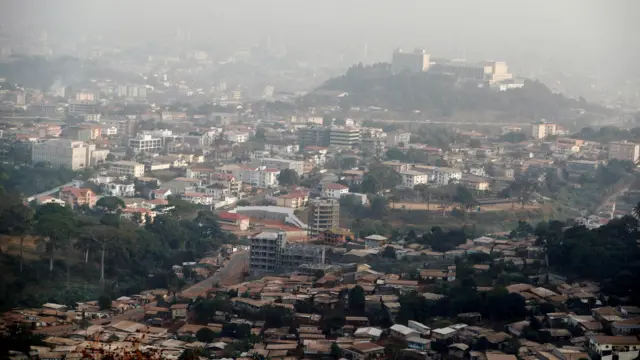 A general view of buildings in Yaounde, Cameroon January 28, 2022.