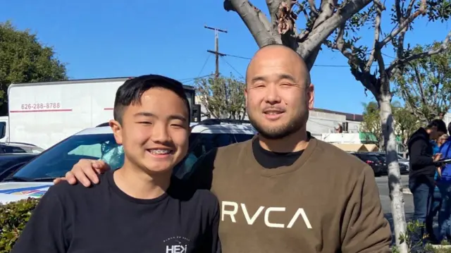 Mako Seto and his son, Jordan