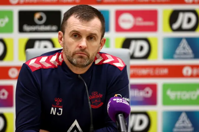 Southampton manager Nathan Jones