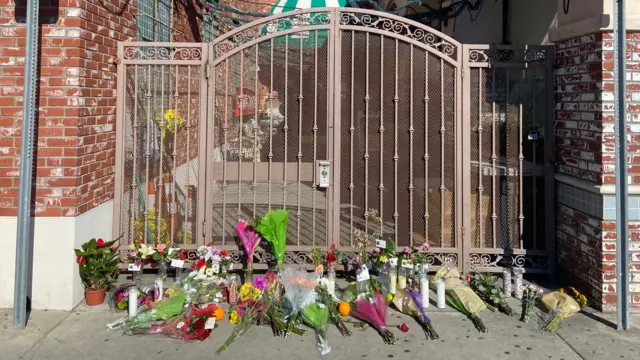 Floral tributes