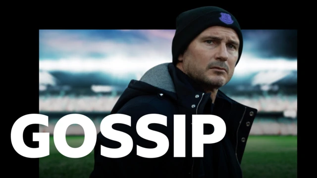 Everton manager Frank Lampard gossip graphic