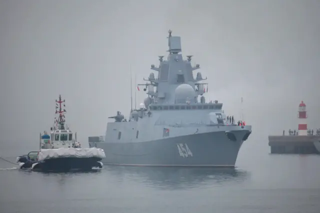 Russian missile frigate Admiral Gorshkov