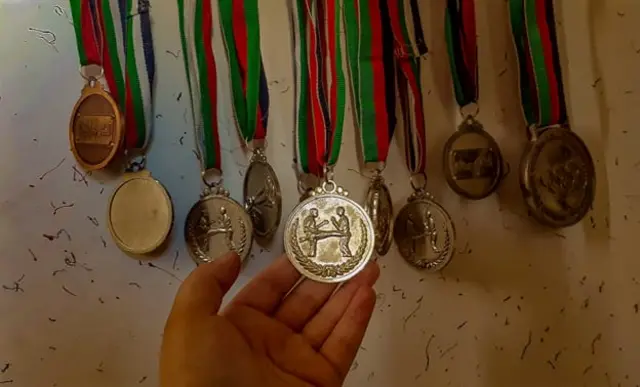 Shukria Hujjat's medals