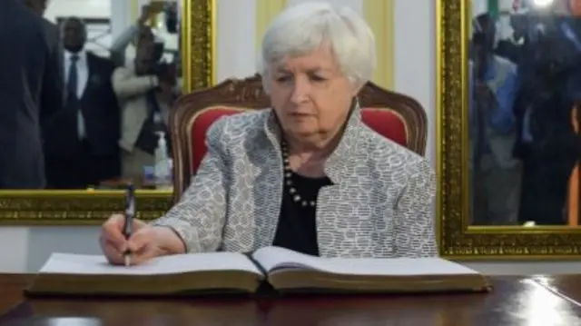 US Treasury Secretary Janet Yellen