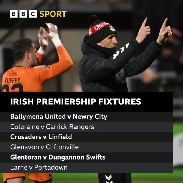 Irish Premiership fixtures