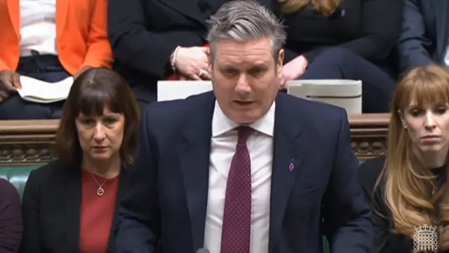 Sir Keir Starmer speaks in the House of Commons