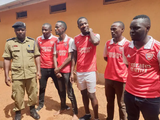 Arsenal fans in Uganda