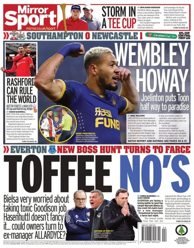 Mirror back page