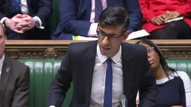 Rishi Sunak at PMQs