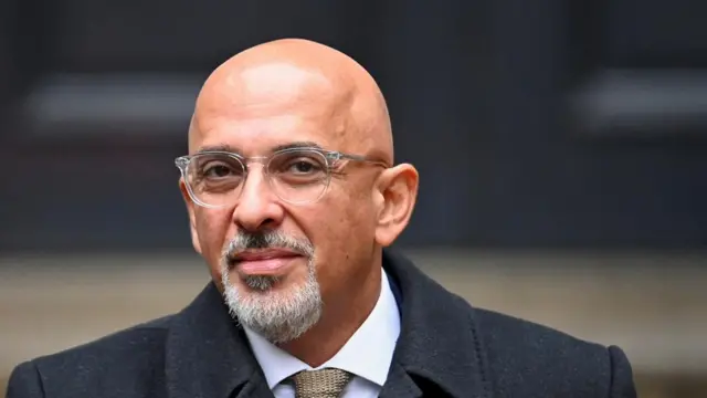 Chairman of the Conservative party Nadhim Zahawi looks on outside CCHQ, in London