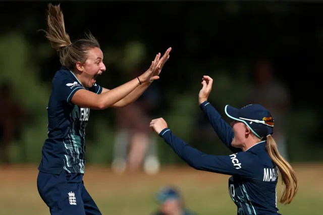 England celebrate