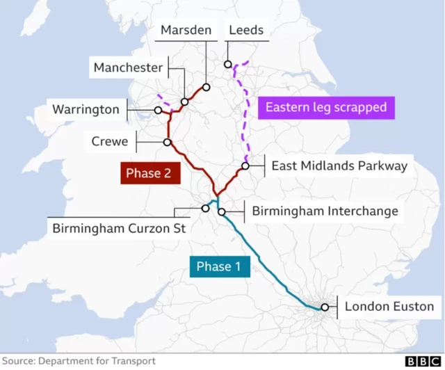 HS2 map