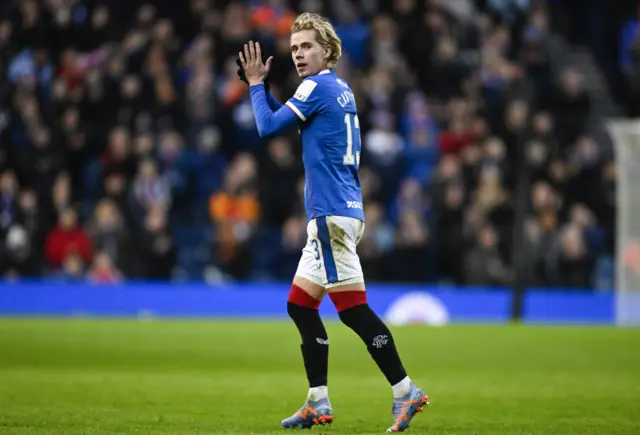 Todd Cantwell enjoyed a promising Rangers debut at Ibrox