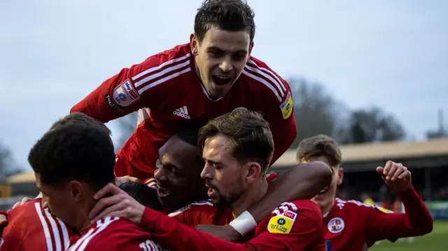 Crawley celebrate