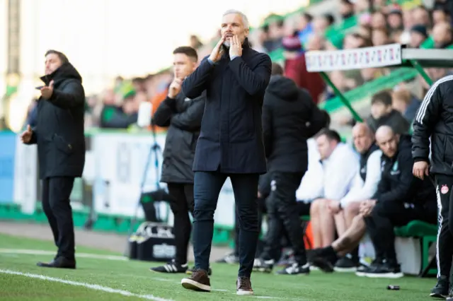 Aberdeen manager Jim Goodwin