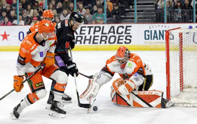 Matthew Greenfield makes save