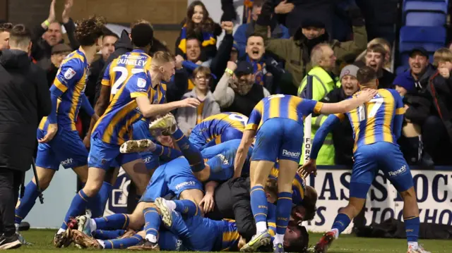 Shrewsbury celebrate