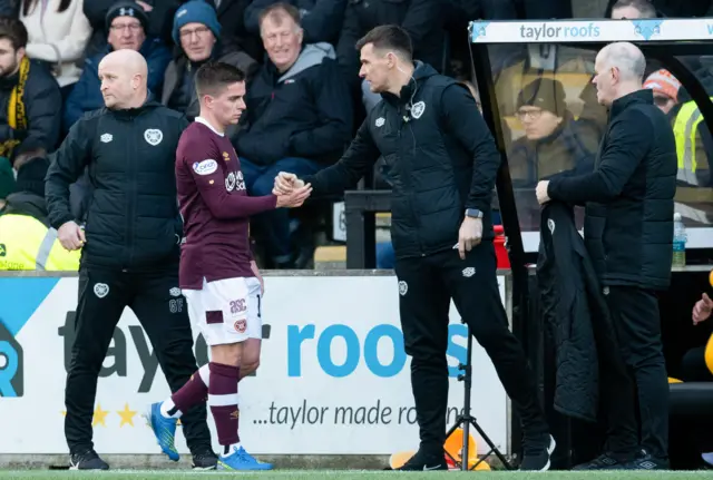 Cammy Devlin was forced to go off late in the first half