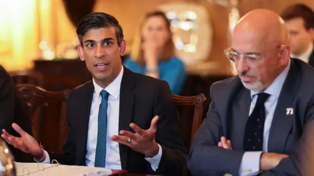 Rishi Sunak and Nadhim Zahawi