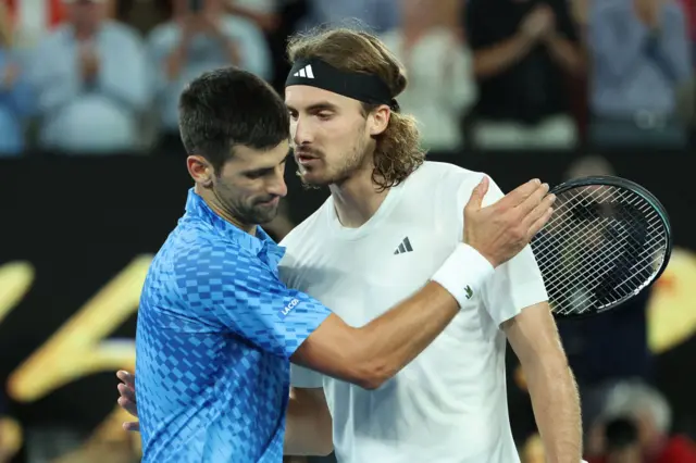 Djokovic and Tsitsipas