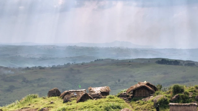 A settlement in Irumu territory in Ituri province, eastern DR Congo - January 2022