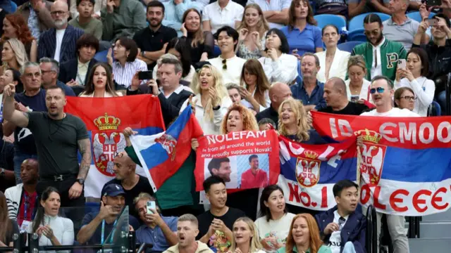 Novak Djokovic fans