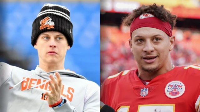 Joe Burrow and Patrick Mahomes