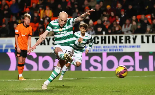 Aaron Mooy makes it 2-0 from the penalty spot