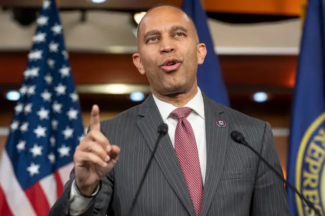 Hakeem Jeffries speaking