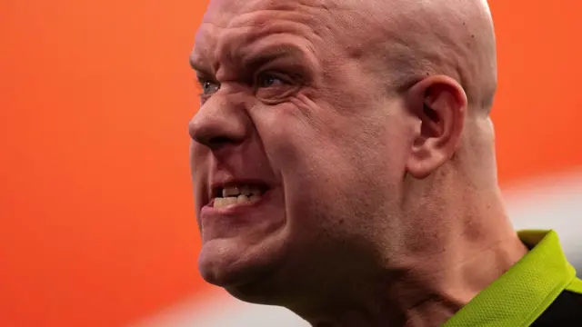 Michael van Gerwen angry