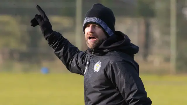 St Mirren manager Stephen Robinson