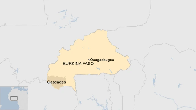 Map of Burkina Faso