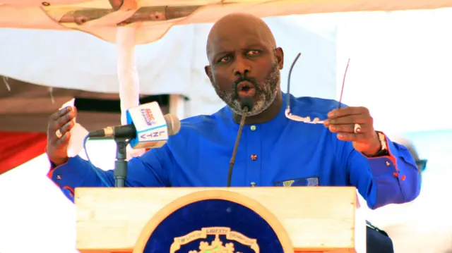 Liberian President George Weah