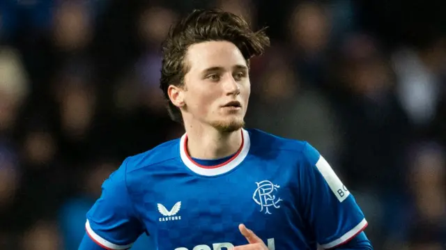 Rangers midfielder Alex Lowry