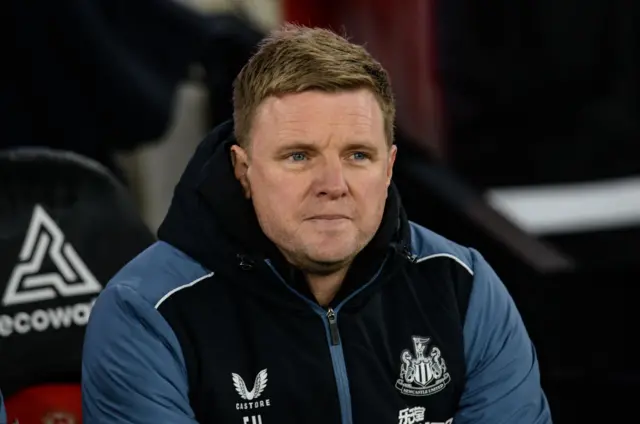 Newcastle manager Eddie Howe