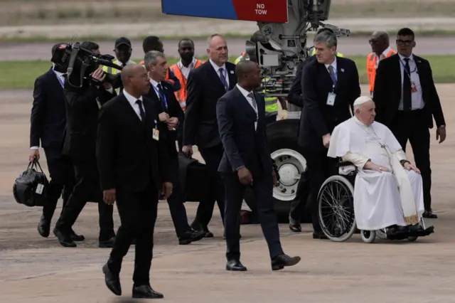 Pope in Kinshasa