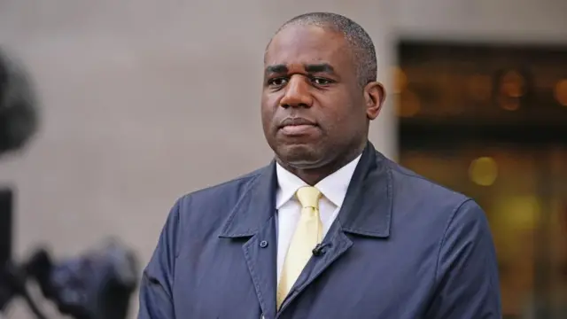 Shadow foreign secretary David Lammy