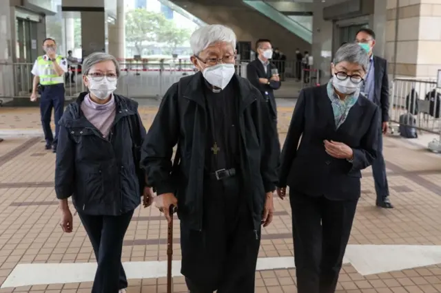 Cardinal Joseph Zen has been allowed to leave Hong Kong to attend the funeral