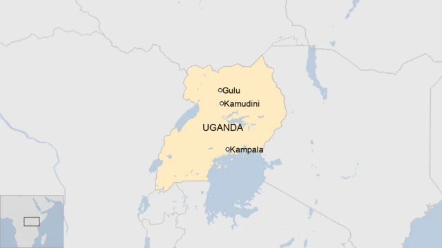 A map of Uganda