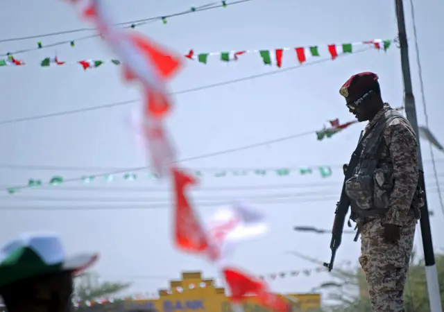 A soldier of Somalia's breakaway territory of Somaliland